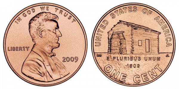 2009 Lincoln Bicentennial Cent - Birth and Early Childhood 