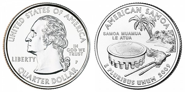 2009 P American Samoa Quarter 