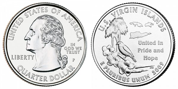 2009 P US Virgin Islands Quarter 