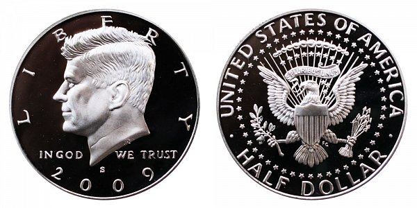 2009 S Silver Kennedy Half Dollar Proof