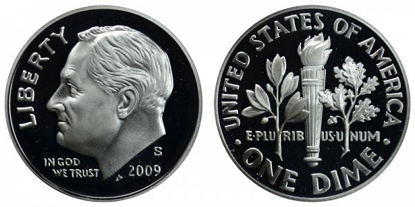 2009 S Roosevelt Dime Proof