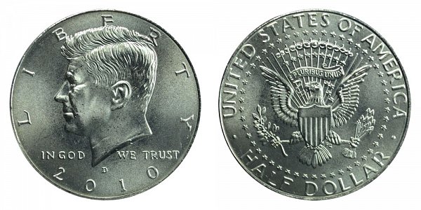 2010 D Kennedy Half Dollar 