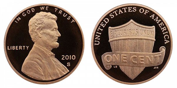 2010 S Lincoln Shield Cent Penny