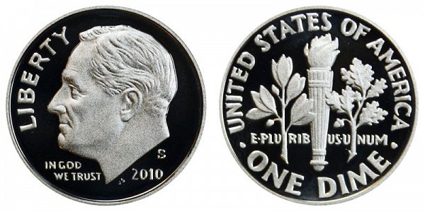 2010 S Roosevelt Dime Proof 