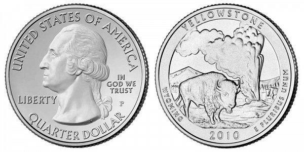 2010 Yellowstone National Park Quarter