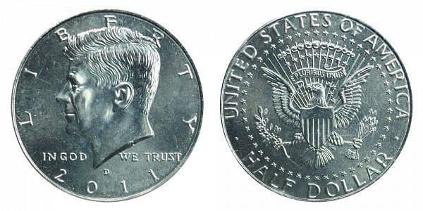 2011 D Kennedy Half Dollar 