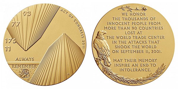 2011 Fallen Heroes of 9/11: New York - Congressional Gold Medal