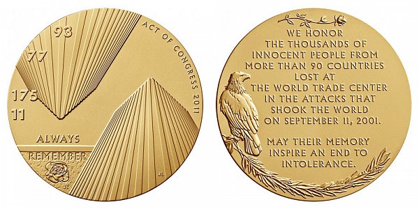 2011 Fallen Heroes of 9/11: New York - Congressional Gold Medal