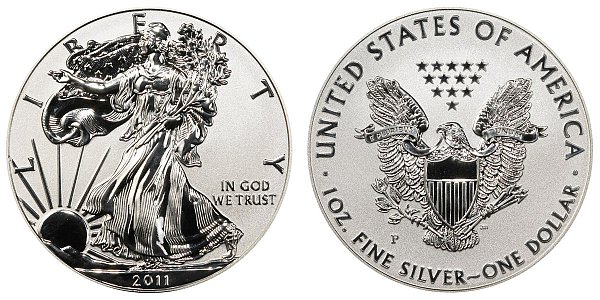 2011 P Reverse Proof American Silver Eagle 