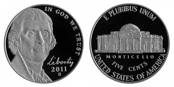 2011 S Jefferson Nickel Proof