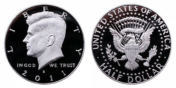 2011 S Silver Kennedy Half Dollar Proof 