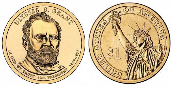 2011 D Ulysses S. Grant Presidential Dollar Coin 