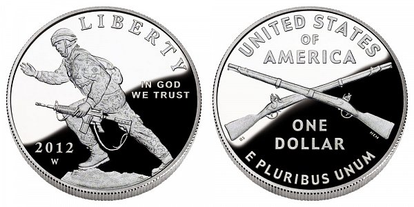 2012 Infantry Soldier Commemorative Silver Dollar