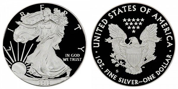 2012 S Proof American Silver Eagle 