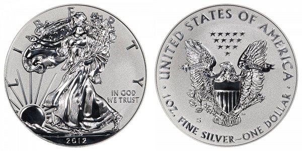 2012 S Reverse Proof American Silver Eagle 