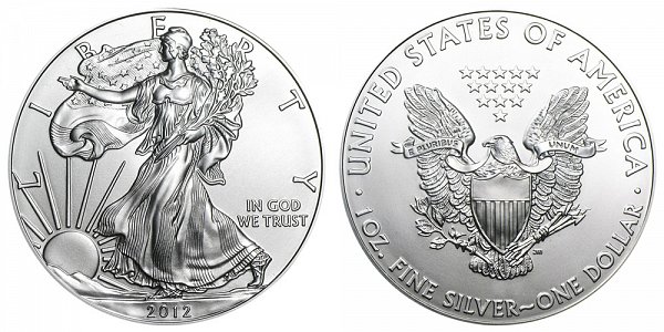 2012 (W) Bullion American Silver Eagle