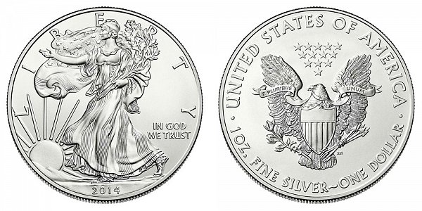 2014 (S) Bullion American Silver Eagle 