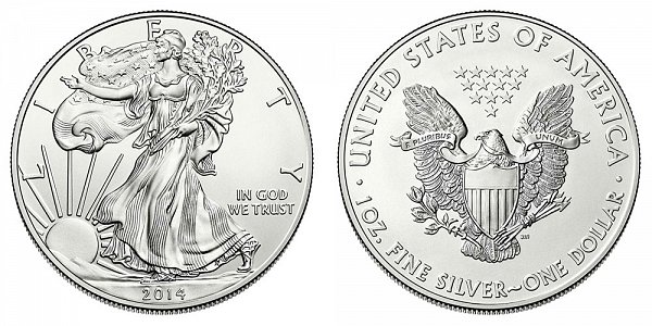 2014 (S) Bullion American Silver Eagle