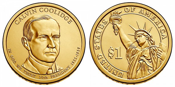 2014 P Calvin Coolidge Presidential Dollar Coin