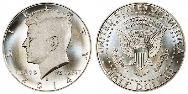 2014 S Enhanced Uncirculated Silver Kennedy Half Dollar 