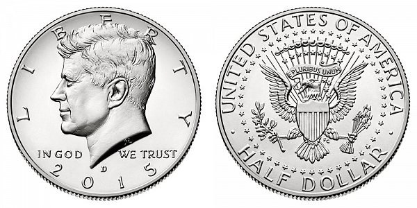 2015 D Kennedy Half Dollar 