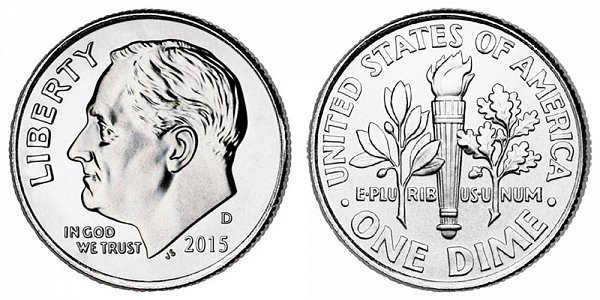 2015 D Roosevelt Dime 