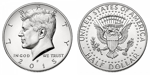 2015 P Kennedy Half Dollar 