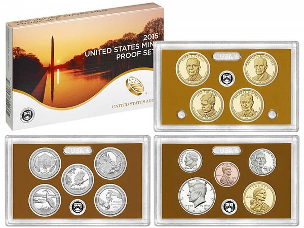 2015-S United States Proof Set - 14 Piece Set - All Coins 