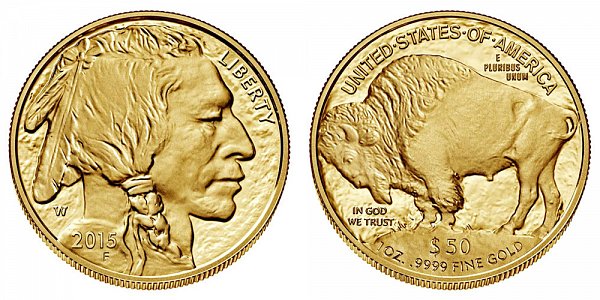 2015 W One Ounce American Gold Buffalo - $50 1oz Gold