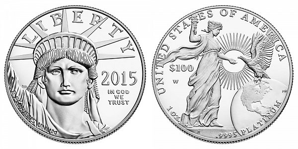 2015 Platinum American Eagle - Liberty Nurtures Freedom