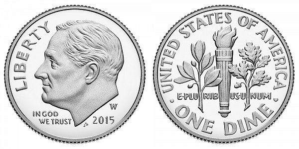 2015 W Proof Roosevelt Dime