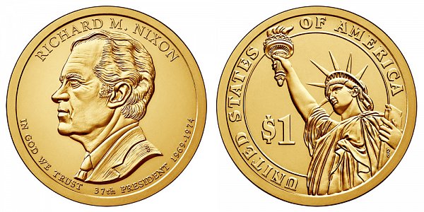 2016 P Richard Nixon Presidential Dollar