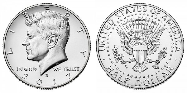 2017 D Kennedy Half Dollar 