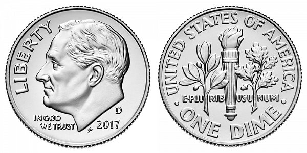 2017 D Roosevelt Dime