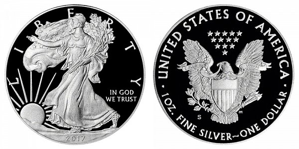 2017 S Proof American Silver Eagle 