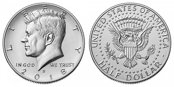 2018 D Kennedy Half Dollar 