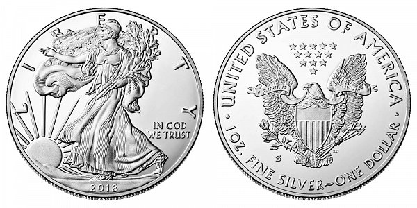 2018 S Proof American Silver Eagle 