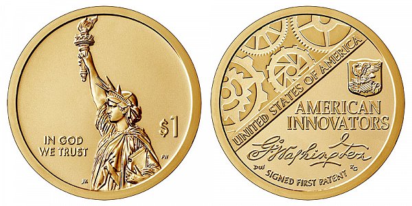 2018 S Reverse Proof American Innovation Dollar - American Innovators Introductory Coin 