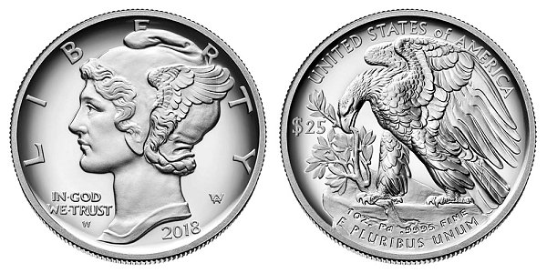 2018 W Proof American Palladium Eagle 