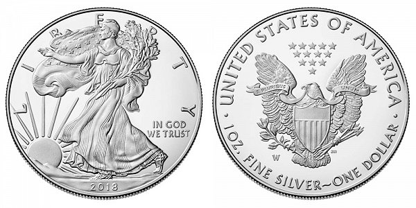 2018 W Proof American Silver Eagle