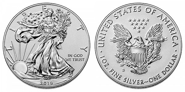 2019 S Enhanced Reverse Proof American Silver Eagle