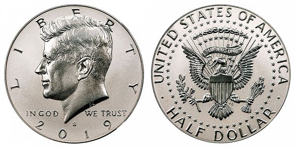 2019 S Enhanced Reverse Proof Kennedy Half Dollar 