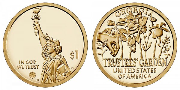 2019 S Proof Georgia American Innovation Dollar