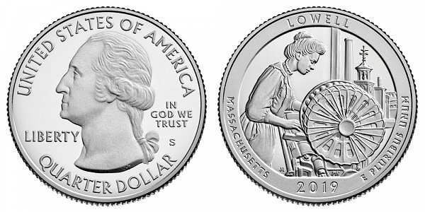 2019 Lowell National Historical Park Quarter