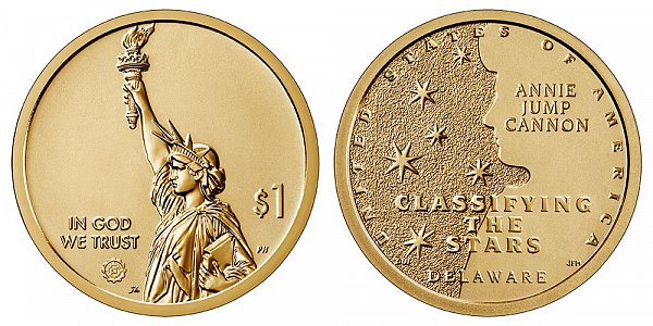 2019 S Reverse Proof Delaware American Innovation Dollar 