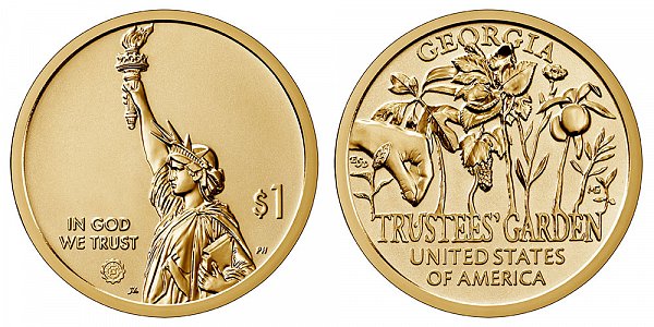 2019 S Reverse Proof Georgia American Innovation Dollar