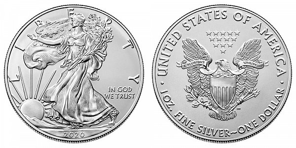 2020 (S) Bullion American Silver Eagle 