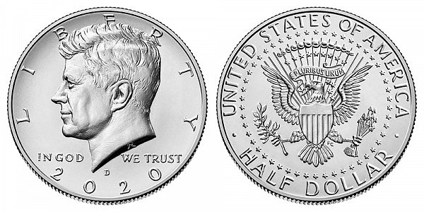 2020 D Kennedy Half Dollar 