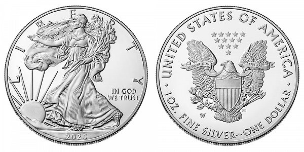 2020 W Proof American Silver Eagle