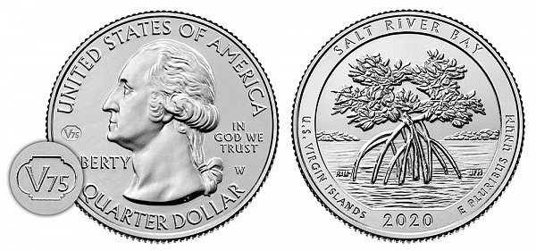 2020 W Salt River Bay Quarter - US Virgin Islands